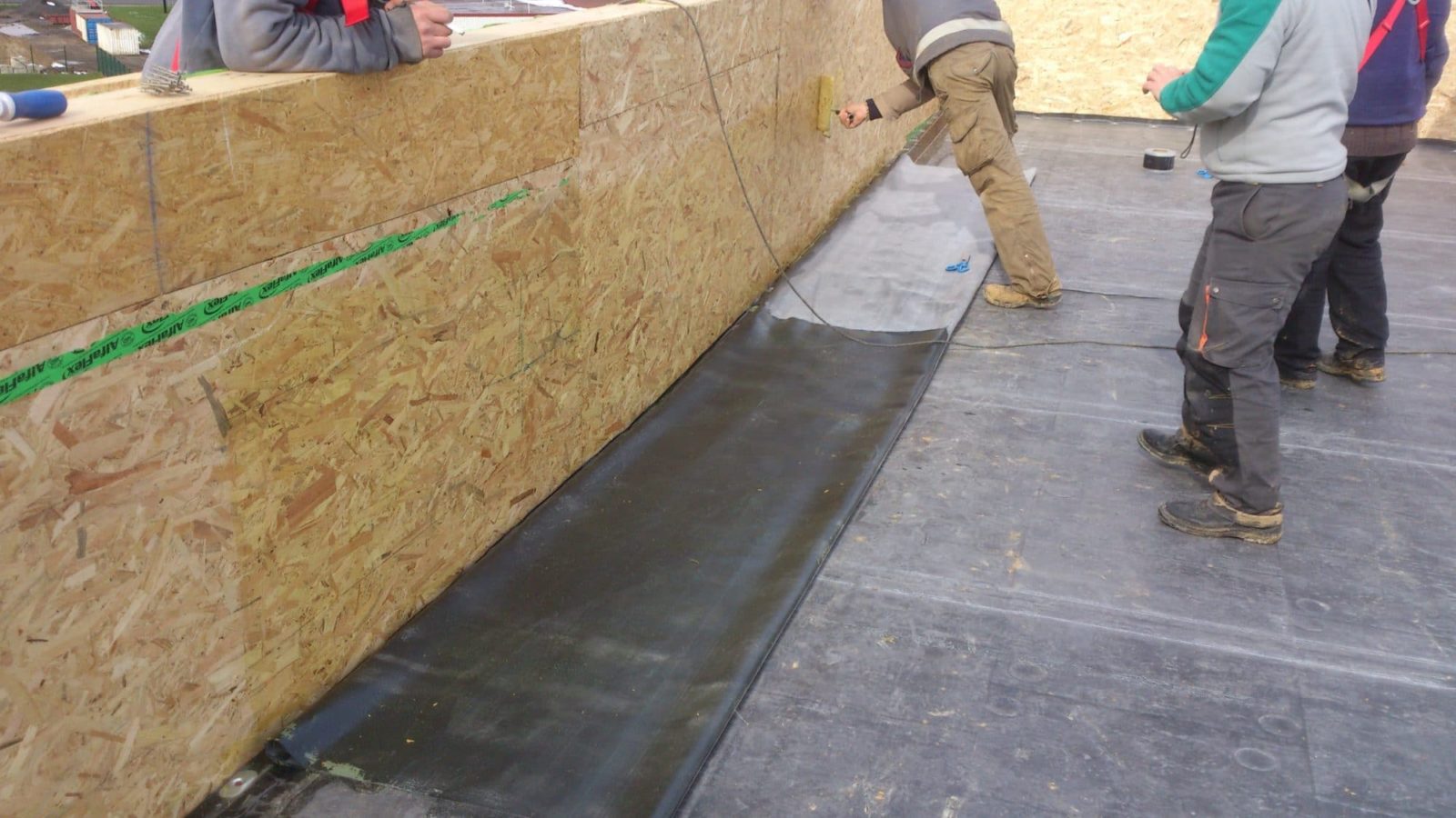 Chantier étanchéité EPDM 5