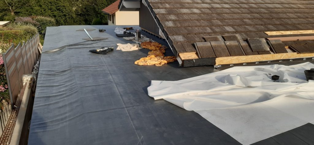 Exemple chantier EPDM Bassin