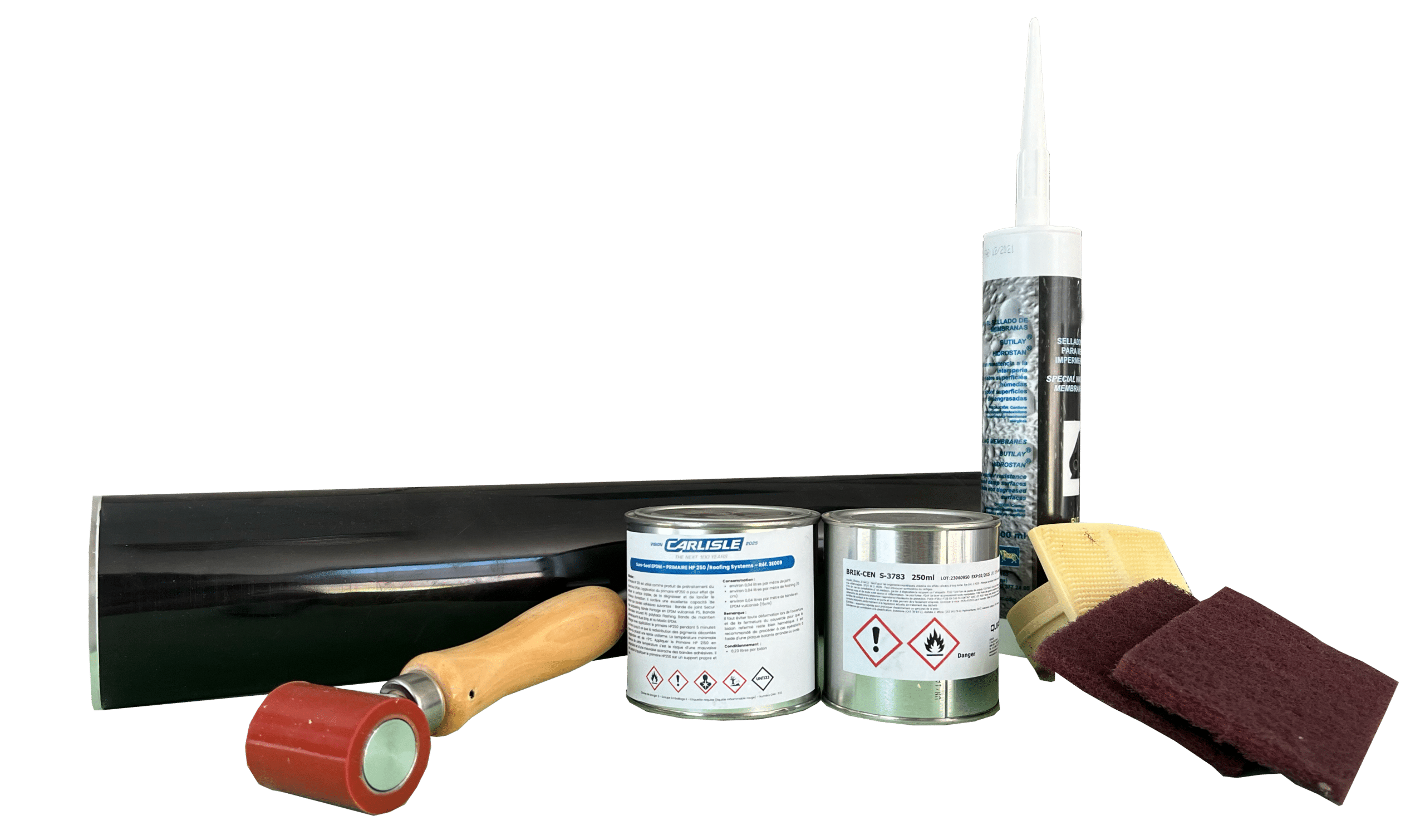 Kit de réparation EPDM - Premium patch de flashing 45 x 45