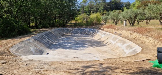Exemple Travaux en EPDM Bassin