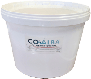 Peinture blanche pour membrane d'étanchéité EPDM