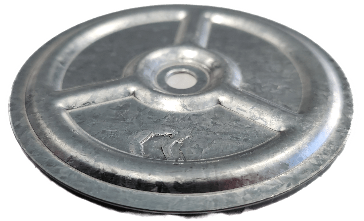 Plaquette de fixation isolant circulaire 2