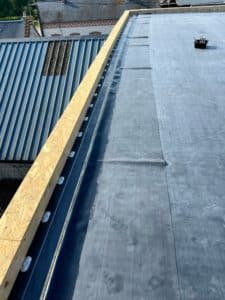Chantier EPDM Support bois